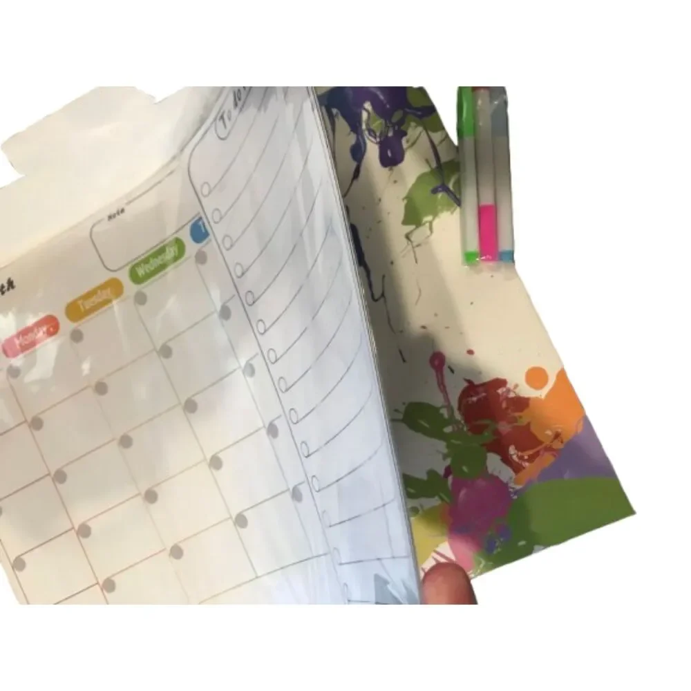 Magnetic Calendar for Fridge 2 pc Dry erase white Board Monthly and to do list